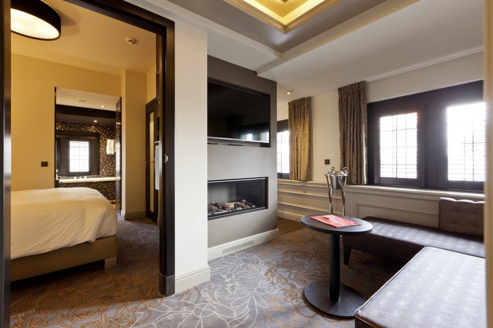 A spacious suite
